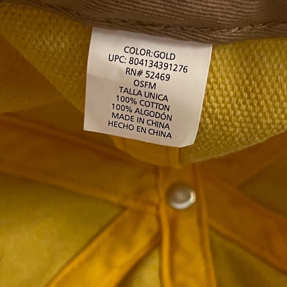 🐝 Yellow 🐝 BE KIND Adjustable Baseball Cap with embroidery. New condition - Picture 9 of 11